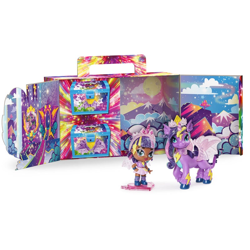 Hatchimals Pixies Riders, Moonlight Mia Pixie and Unicornix Glider Set with Mystery Feature - Image 3